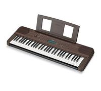 Yamaha Digital Keyboard PSR-E360MA, Dark Walnut - Entry-Level Digital Keyboard with 61 Touch-Sensitive Keys, Portable Keyboard in Classic Design for any Living Space