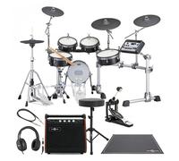 Yamaha DTX10K-X BF Electronic Drum Kit Single Pedal Complete Bundle