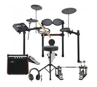 Yamaha DTX6K-X Electronic Drum Kit w/ Double Pedal Complete Bundle