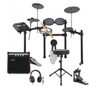 Yamaha DTX6K-X Electronic Drum Kit w/ Single Pedal Complete Bundle
