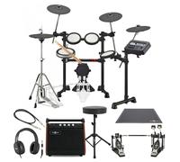 Yamaha DTX6K3-X Electronic Drum Kit w/ Double Pedal Complete Bundle
