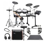 Yamaha DTX8K-M BF Electronic Drum Kit w/ Double Pedal Complete Bundle