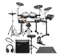 Yamaha DTX8K-M BF Electronic Drum Kit w/ Single Pedal Complete Bundle