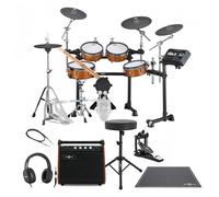 Yamaha DTX8K-M RW Electronic Drum Kit w/ Single Pedal Complete Bundle