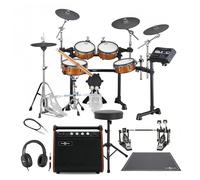 Yamaha DTX8K-X RW Electronic Drum Kit w/ Double Pedal Complete Bundle