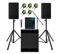 Yamaha DXR12 MK3 Complete PA System Bundle