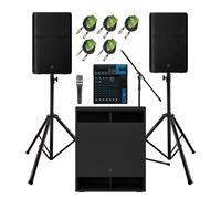 Yamaha DXR15 MK3 Complete PA System Bundle