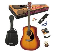 Yamaha F310PTBS Acoustic Folk Guitar with Bag / Strap / Tuner / Strings / 3 Picks / String Winder / Capo (Sunburst) Imported from Germany