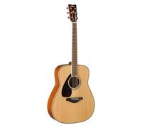 YAMAHA FG820L Left Handed Acoustic Guitar - Full-Size Dreadnought Body, Scale 24.96″, Solid Spruce Top, Mahogany Back and Sides, Rosewood Fingerboard, Steel Strings, Left Hand - Natural
