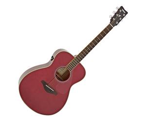 Yamaha FS-TA TransAcoustic Guitar Ruby Red