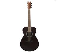YAMAHA FSX400 Acoustic-Electric Guitar - Compact Concert Body, Scale 25", Slim String Spacing, Scalloped Bracing, System-75 Preamp with Pickup and Tuner - Smoky Black
