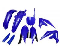 Fairing Kit 9-piece UFO PLAST fairing kit with fork protector blue OEM