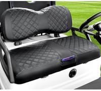 Yamaha Golf Cart Front Seat Cover For Drive G29 2007-2016 and 2017+ Drive 2 OEM Ordinary Seat Cushion,Concave and Convex Design Appearance, Thick Vinyl Leather Comfortable/Breathable/Anti-Fading