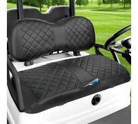 Yamaha Golf Cart Front Seat Cover For Drive G29 2007-2016 and 2017+ Drive 2 OEM Ordinary Seat Cushion,Concave and Convex Design Appearance, Thick Vinyl Leather Comfortable/Breathable/Anti-Fading