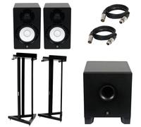 Yamaha HS7 set + HS8S Active Full-Range Studio Monitor Pack