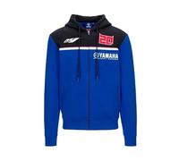 Yamaha Mens Pablo Quartararo Hoodie Blue Size 2XL