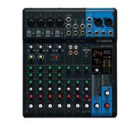 Yamaha MG10XU 10-Channel Analog Mixer, with 4 Microphone Preamps, 3 Dedicated Stereo Line Channels, 1 Aux Send, EQ, 1-knob Compressors, and Digital Effects