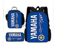 Yamaha Motorcycle School Backpack Bags Insulated Lunch Bag Pencil Case Set CV1808 Backpack dimensions42x32x14cm