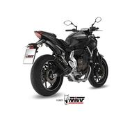 MIVV GP-C Exhaust System with EG-BE K/A BL - MT-07 21-24