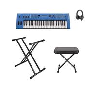 Yamaha MX49 II Music Production Synthesizer Package Blue