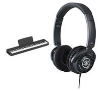 YAMAHA P-45B Digital Piano - Light and Portable Piano for Hobbyists and Beginners, HPH-150 Headphones