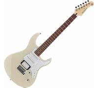 Yamaha Pacifica 112V electric guitar for beginners and advanced players, with 2 online lessons with a Yamaha Music School teacher, in Vintage White