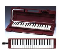 YAMAHA P-37D Pianica 37 keys, 3 Octaves, from f to f3, weight: 790g, incl. mouthpiece, extension pipe set and carrying case, dark red, 52.0 cm*6.0 cm*18.0 cm