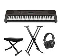 Yamaha PSR-E360 DW Dark Walnut keyboard starter set Deluxe