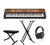 Yamaha PSR-E360 MA Maple keyboard starter set Deluxe