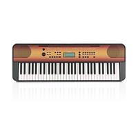 Yamaha Digital Keyboard PSR-E360MA, Maple - Entry-level digital keyboard with 61 touch-sensitive keys, portable keyboard in classic design for any living space