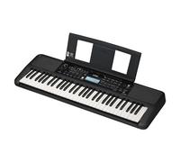 Yamaha PSR-E383 Portable Keyboard for Beginners, 650 Authentic Instrument Voices and Touch-Sensitive Keys with 48-Note Polyphony, Includes 2 Online Lessons with Yamaha Music School Teacher