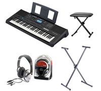 Yamaha PSR-E473 Set II including Headphones, Stand, and Bench