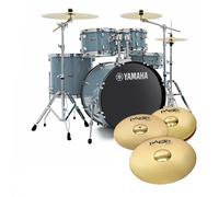 Yamaha Rydeen 20" Drum Kit w/Cymbals Gloss Pale Blue