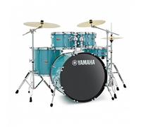 Yamaha Rydeen 20" Drum Kit w/Cymbals Turquoise Glitter
