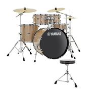 Yamaha Rydeen 20" Drum Kit with Paiste Cymbals & DS550U Drum Throne Champagne Glitter