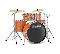 Yamaha Rydeen 22" Drum Kit w/Cymbals Orange Sparkle