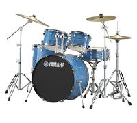 Yamaha Rydeen 5-Piece Drum Set With 22" Bass Drum, Floor Tom, 2 Toms With Ball Clamp And Wood Snare Drum, Sky Blue