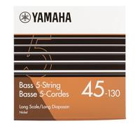 YAMAHA SB45-5 Bass Guitar Strings - 5-String Long (045-130), Nickel