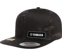 YAMAHA Snapback Racing Hat Monster Energy, Classic Logo, Throwback Logo One Size Fits Most, Camo Black, One Size