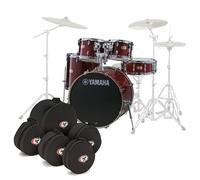 Yamaha Stage Custom Birch 20 5pc Shell Pack w/Bags Cranberry Red