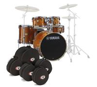 Yamaha Stage Custom Birch 20 5pc Shell Pack w/Bags Honey Amber