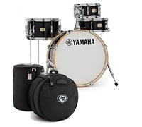 Yamaha Stage Custom Hip 20" 4pc Shell Pack Raven Black w/Bags