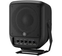 YAMAHA STAGEPAS 100 Portable PA System - 100W Class-D Amplifier, Coaxial Compression Driver, 3-Channel Mixer, Multipoint Bluetooth Connectivity, Lightweight - Black