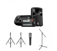 Yamaha Stagepas 400BT Portable PA System Vocal Performance Bundle