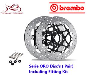 YAMAHA SXR 900 2017-2018 INC ABS BREMBO UPGRADE KIT BRAKE DISCS X2 320MM