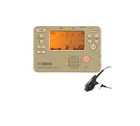 Yamaha TDM-710GL, Tuner Metronome Gold, TDM-710GL Tuner Microphone, Black TM-40BK Set, TDM-710GLM, Equipped with Dual Functions That Can Use Tuner and Metronome at the Same Time