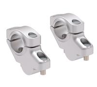 Yamaha Tracer 9GT/GT+/Y-AMT Offset Handlebar Riser 30mm UP Silver BY H &B 2025-