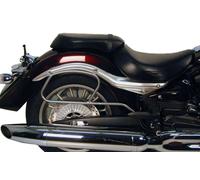 Yamaha XV1900 Midnight Star Pipe leather pannier holder Chrome BY HEPCO & BECKER