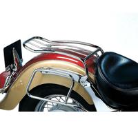 Yamaha XVS 650 Drag Star Classic Solorack with backrest Chrome BY HEPCO & BECKER