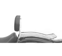 Yamaha XVS650 Drag Star (1996-2003) Solorack with Backrest - Chrome BY H&B
